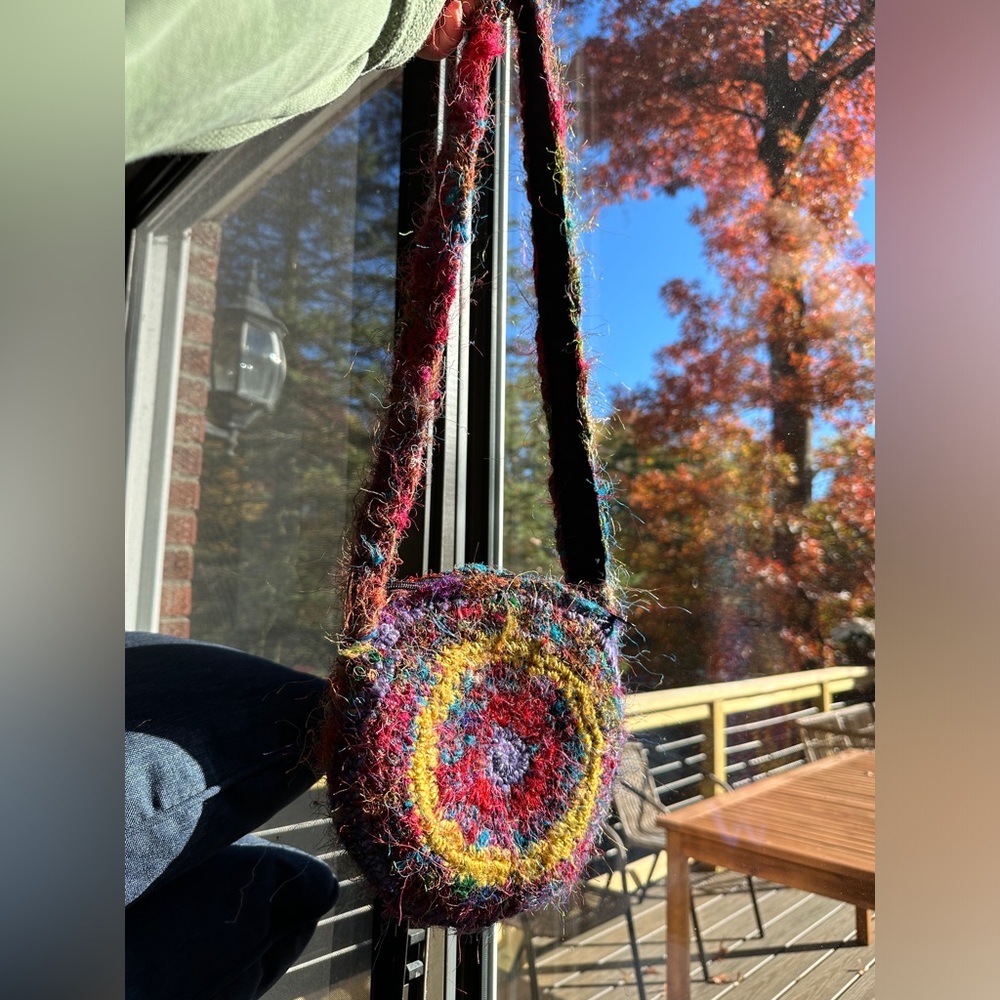 Funky colorful purse